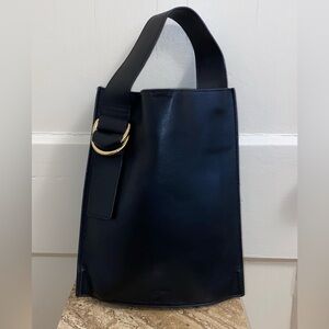 Jil Sander Navy Leather Bag